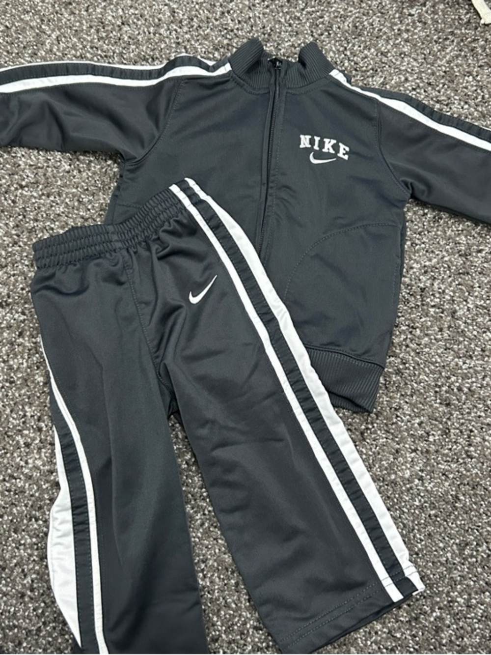 Nike Grey Track Jacket and Pants Set 18M